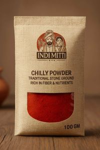 Indi Matti Organic Red Chilly Powder, Packaging Size : 100gm