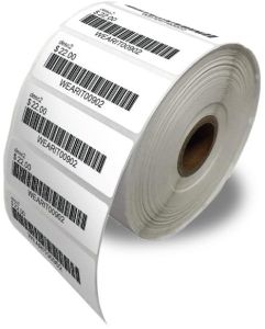 Paper & Vinyl Printed Barcode Label for Industrial Use