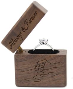 Wooden Jewelry Box 4 Inch