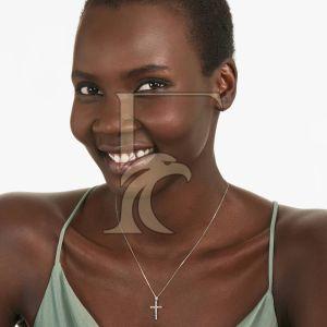 Cross Diamond Pendant Casual Wear, Festival Wear Standard