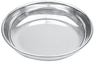 Stainless Steel Round Halwa Plate 5 to 7 Inches