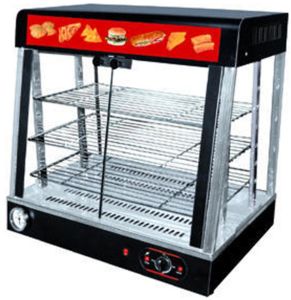 Stainless Steel & Glass Electric Display Warmer, Voltage : 220V