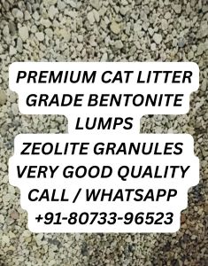 Premium Cat Litter Grade Bentonite Lumps