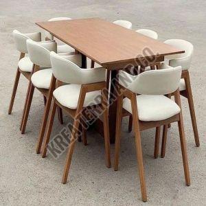8 Seater Wooden Dining Table, Shape : Rectangular