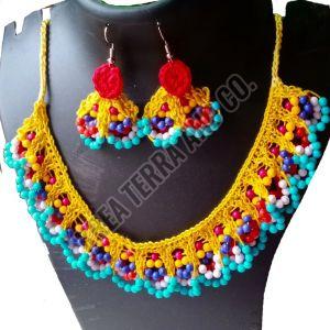 Traditional Crochet Necklace Set