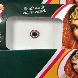 Designer Round Velvet Bindi