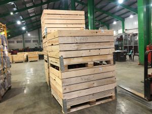 Cold Storage Wooden Crate, Color : Creamy