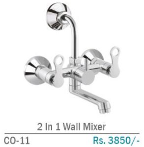 CO-11 2 In 1 Brass Wall Mount Bath Mixer