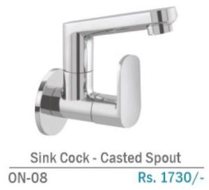 ON-08 Brass Casted Spout Wall Sink Cock