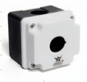 Polished ABS Push Button Station, Color : White