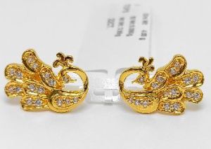 Polished 22KT New Design Gold Tops Stone All, Brand Name : Sunbera