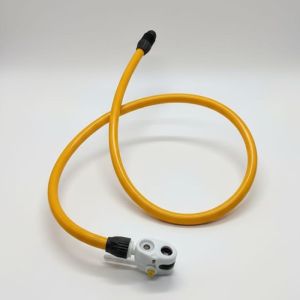 Rubber Bicycle Air Pump Hose, Color : Yellow