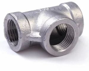 304 Stainless Steel Tee, Color : Grey 2 Inch, Technics : Forged