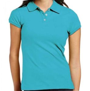 Ladies Plain Polo T-Shirts