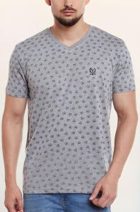 Mens Printed V Neck T-Shirts