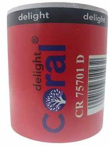 75x70mm 1 Ply Coral Paper Billing Roll