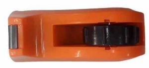 Coral Orange Plastic Tape Dispenser