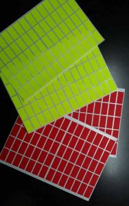 Paper Flurocent Label Sticker, Color : Fluorescent