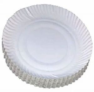 7 Inch Disposable White Paper Plate for Party Serving
