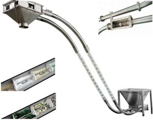 Polished Motor SS316 / SS304 (Gmp Model) Drag Chain Conveyor