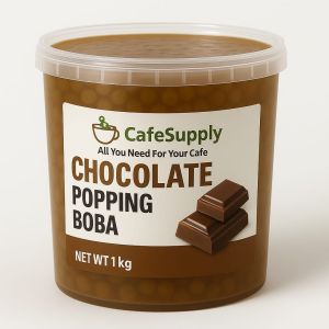 Chocolate Popping Boba