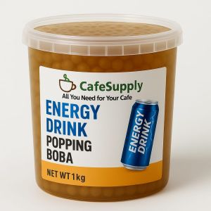 Energy Drink Popping Boba Tea