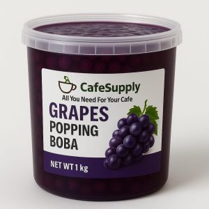 Grapes Popping Boba Tea