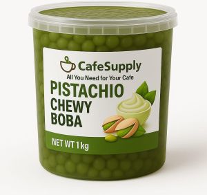 Pistachio Chewy Boba Bubble Tea