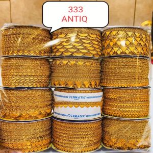 Embroidered Golden Laces, Technics : Handmade for Textile Industry