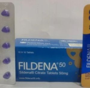 Fildena Sildenafil Citrate 50mg Tablets