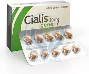 Cialis Tadalafil 20mg Tablets, Packaging Type : Blister Pack