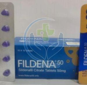 Fildena Sildenafil Citrate 50mg Tablets