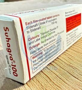 Suhagra Sildenafil Citrate 100mg Tablets, Brand Name : Suhagra-100
