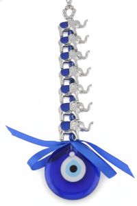 Seven Elephant Evil Eye Wind Chime