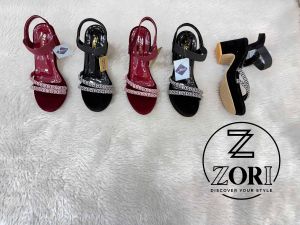 Comfortable Kitten Heel Sandal