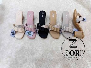 PU Ethnic Festive Wear Heel Sandal, Brand Name : Zori