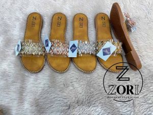 Sparkle Strap Party Ladies Slipper