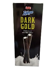 Ankit Aahoo Dark Gold Dark Choco Milk-centered Wafer