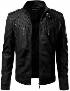 Leather Jacket Casual Wear, Gender : Male