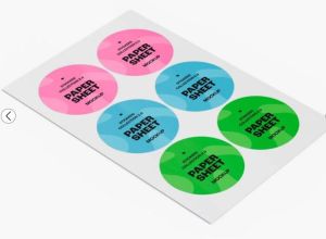Printed Stickers, Color : Multicolor