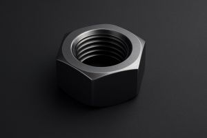 Polished Aluminium Hex Nut, Color : Black for Automobile Fittings