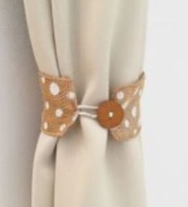 Cotton Curtain Tie Back, Color : Brown