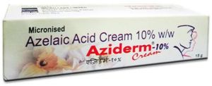 Aziderm Azelaic Acid Cream, Packaging Size : 15 Gm