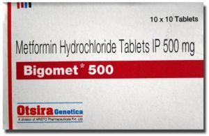 Bigomet 500 Mg Tablets, Packaging Type : Alu Alu