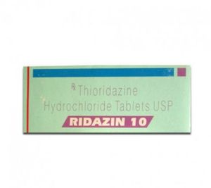 Ridazin 10mg Tablets, Packaging Size : 1X10Tablets