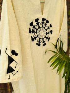 Cotton Hand-Painted Kurti