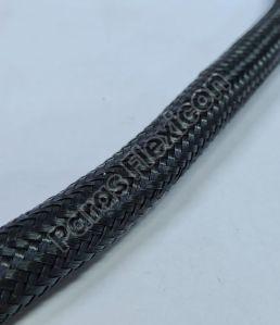Black Nylon Braided Sleeve, Packaging Type : Roll