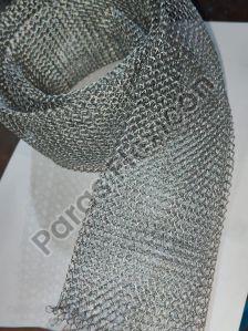 Stainless Steel Wire Mesh, Color : Silver, Weave Style : Knitted