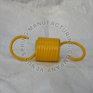 Yellow Iron Customized Tension Spring, Style : Spiral