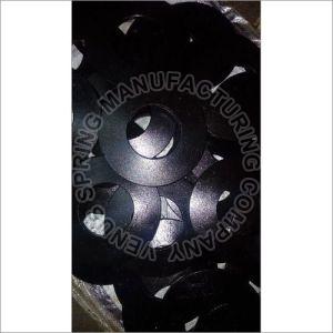 Black Carbon Steel Disc Spring, For Industrial, Packaging Type : Box